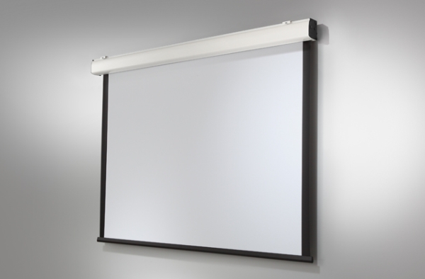 Celexon Motorleinwand Expert XL – Großformatgehäuse mit weißem Aluminium-Tubus