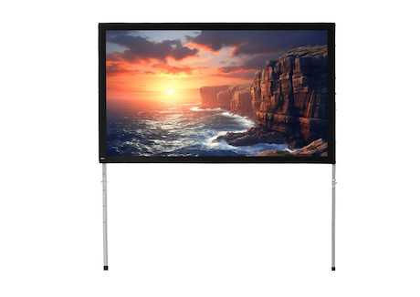 Celexon Faltrahmen Leinwand Mobil Expert – aufgebauter Steckrahmen mit gespanntem Tuch