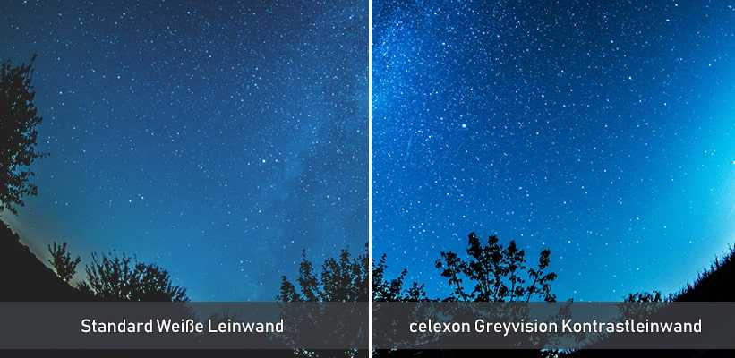 Celexon Greyvision Kontrastleinwand Motorleinwand beamer freund 2